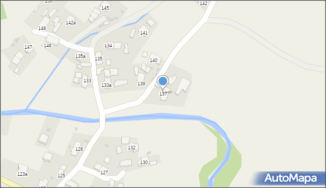 Posada Jaśliska, Posada Jaśliska, 137, mapa Posada Jaśliska