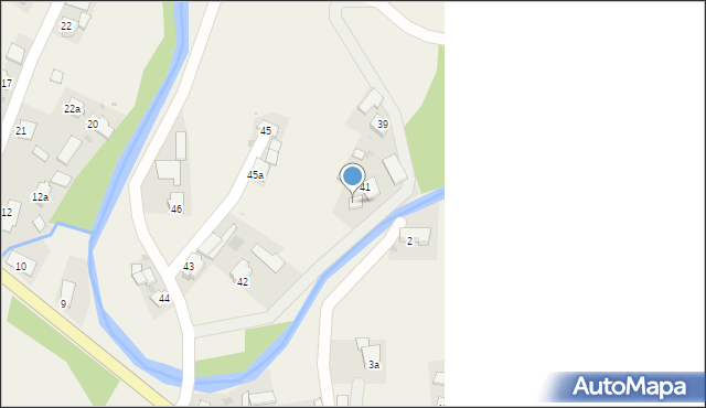 Posada Jaśliska, Posada Jaśliska, 41A, mapa Posada Jaśliska