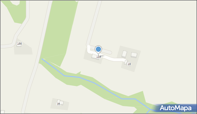 Posadowa Mogilska, Posadowa Mogilska, 116, mapa Posadowa Mogilska