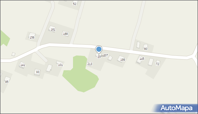 Posadowa Mogilska, Posadowa Mogilska, 13, mapa Posadowa Mogilska