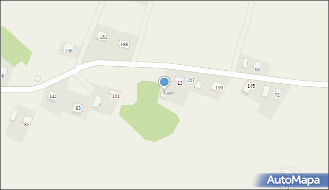 Posadowa Mogilska, Posadowa Mogilska, 213, mapa Posadowa Mogilska