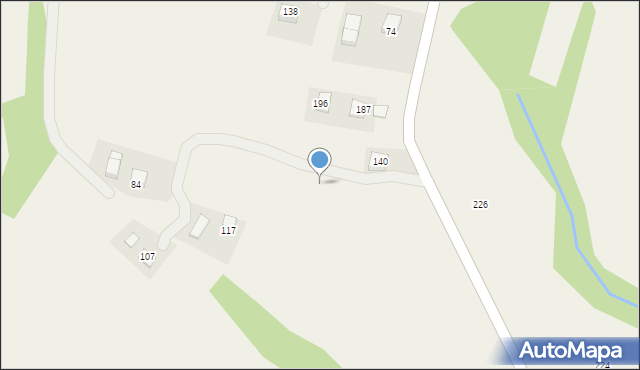 Posadowa Mogilska, Posadowa Mogilska, 225, mapa Posadowa Mogilska
