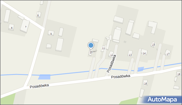 Posadówka, Posadówka, 10, mapa Posadówka