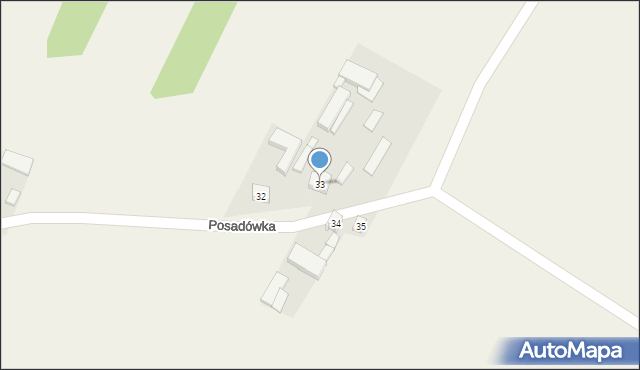 Posadówka, Posadówka, 33, mapa Posadówka