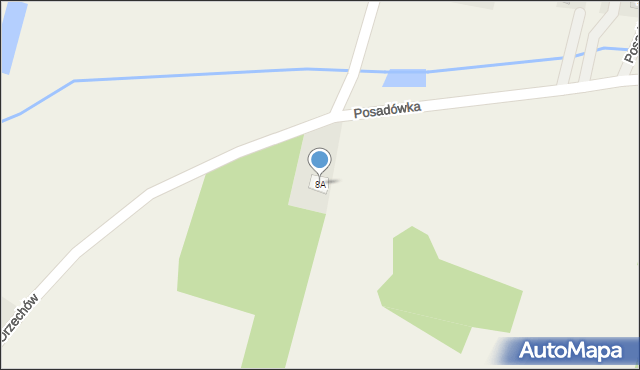 Posadówka, Posadówka, 8A, mapa Posadówka