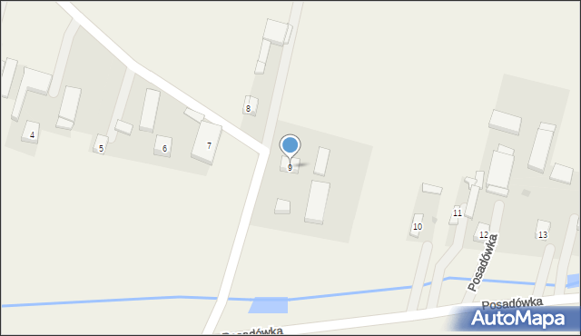 Posadówka, Posadówka, 9, mapa Posadówka