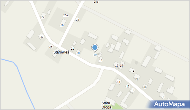 Pościsze, Pościsze, 19, mapa Pościsze