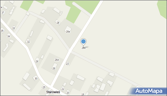 Pościsze, Pościsze, 28b, mapa Pościsze