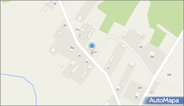 Pościsze, Pościsze, 33, mapa Pościsze