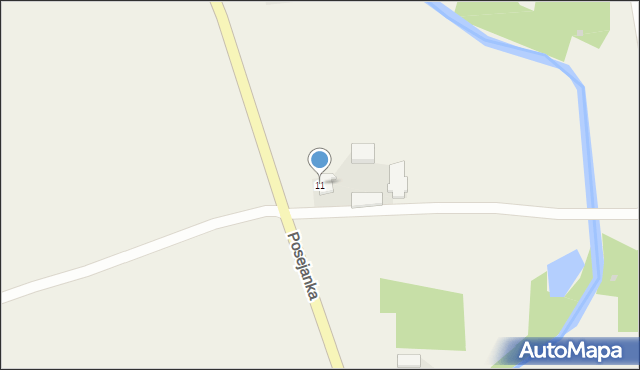 Posejanka, Posejanka, 11, mapa Posejanka