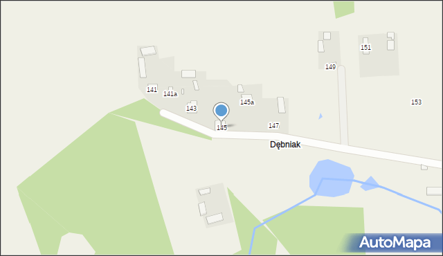 Posiadały, Posiadały, 145, mapa Posiadały