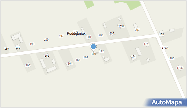 Posiadały, Posiadały, 170, mapa Posiadały