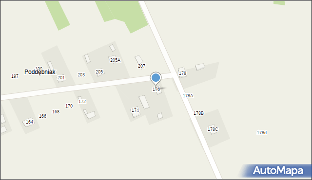 Posiadały, Posiadały, 176, mapa Posiadały