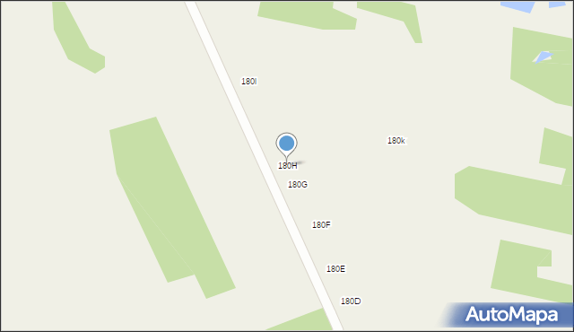 Posiadały, Posiadały, 180J, mapa Posiadały