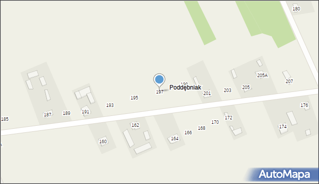 Posiadały, Posiadały, 197, mapa Posiadały