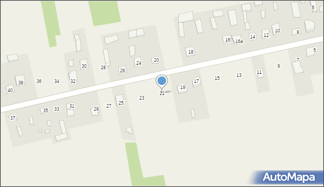 Posiadały, Posiadały, 21, mapa Posiadały