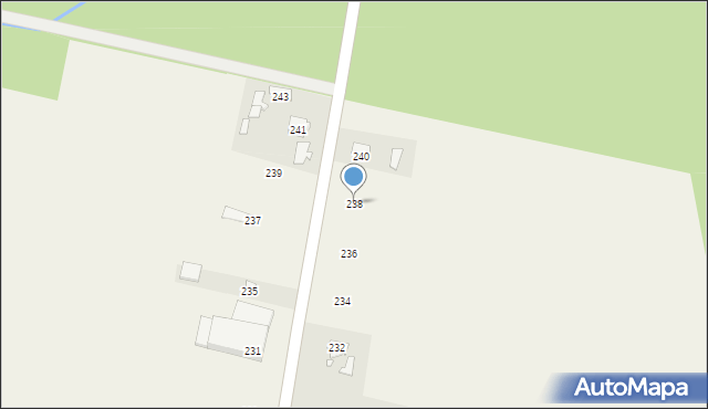 Posiadały, Posiadały, 238, mapa Posiadały