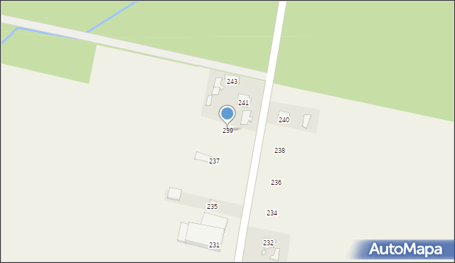 Posiadały, Posiadały, 239, mapa Posiadały