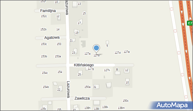 Poskwitów, Poskwitów, 127b, mapa Poskwitów