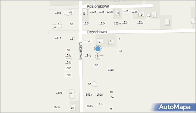 Poskwitów, Poskwitów, 134f, mapa Poskwitów