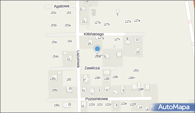 Poskwitów, Poskwitów, 150a, mapa Poskwitów