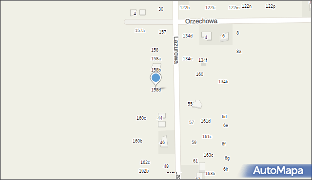 Poskwitów, Poskwitów, 158d, mapa Poskwitów