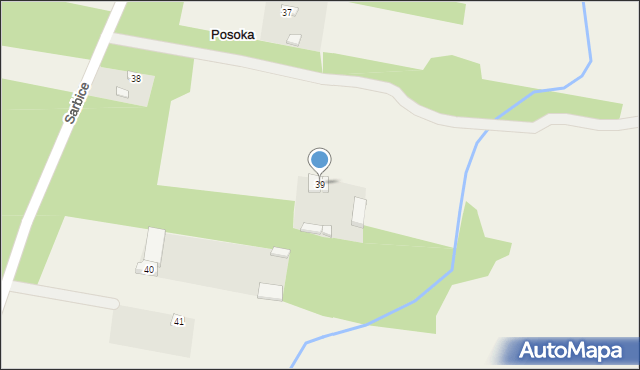 Posoka, Posoka, 39, mapa Posoka