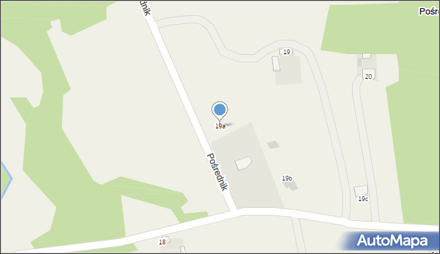 Pośrednik, Pośrednik, 19a, mapa Pośrednik