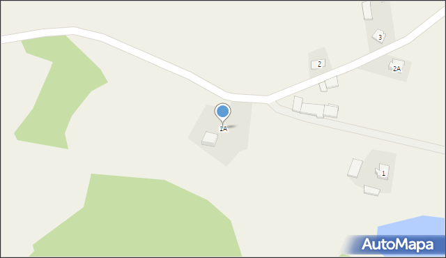Postawele, Postawele, 1A, mapa Postawele