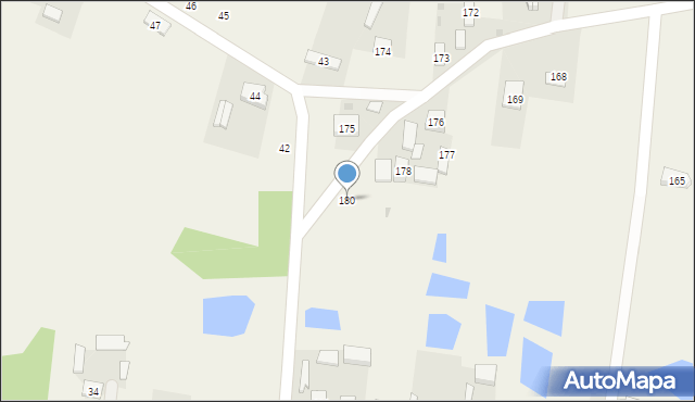 Postękalice, Postękalice, 180, mapa Postękalice