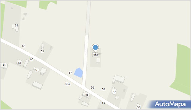 Postękalice, Postękalice, 56a, mapa Postękalice