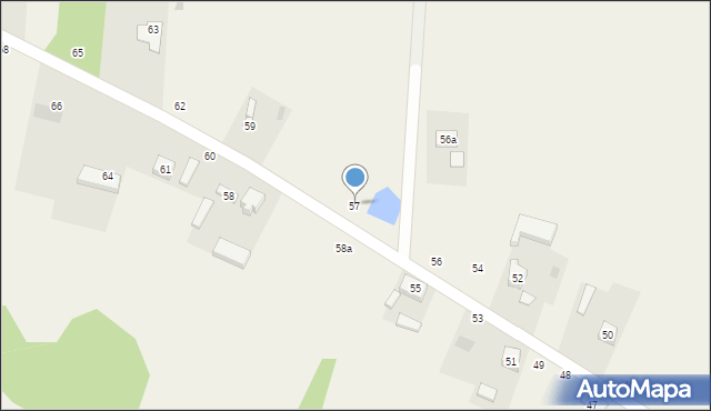 Postękalice, Postękalice, 57, mapa Postękalice