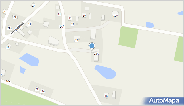 Postołowo, Postołowo, 15, mapa Postołowo