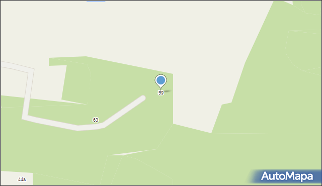 Postołowo, Postołowo, 59, mapa Postołowo