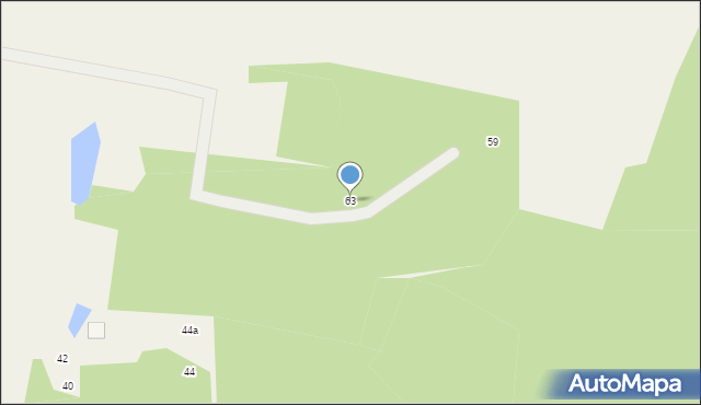 Postołowo, Postołowo, 63, mapa Postołowo