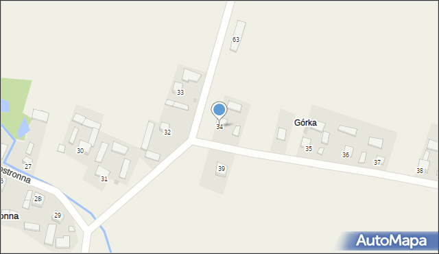 Postronna, Postronna, 34, mapa Postronna