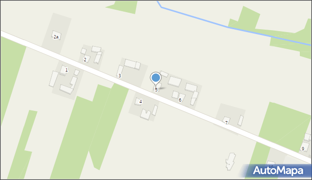 Postronna, Postronna, 5, mapa Postronna