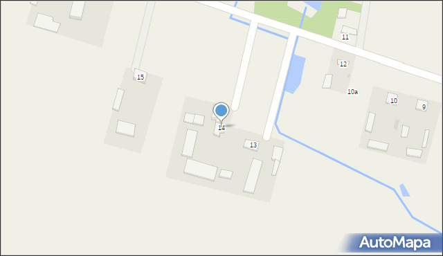 Postróże, Postróże, 14, mapa Postróże