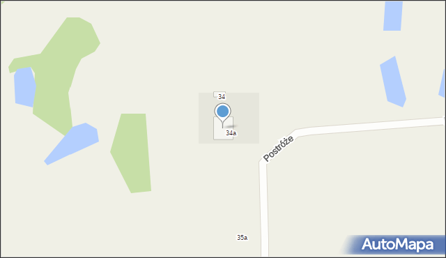 Postróże, Postróże, 34c, mapa Postróże