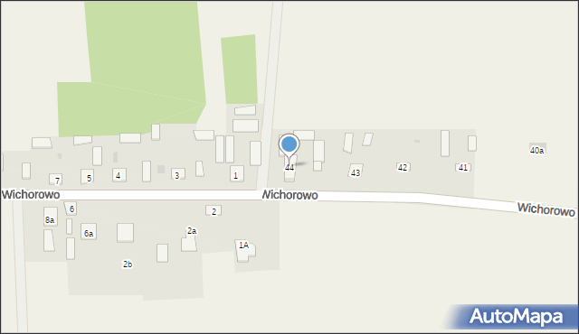 Postróże, Postróże, 44, mapa Postróże