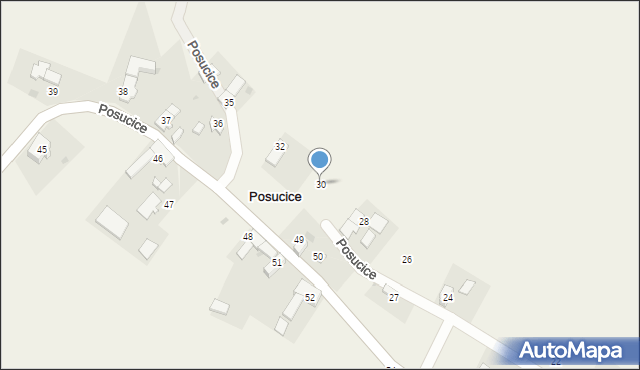 Posucice, Posucice, 30, mapa Posucice