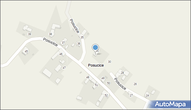 Posucice, Posucice, 33, mapa Posucice