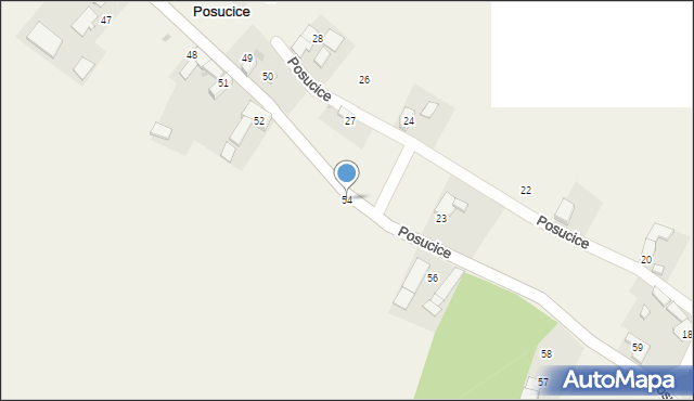 Posucice, Posucice, 54, mapa Posucice