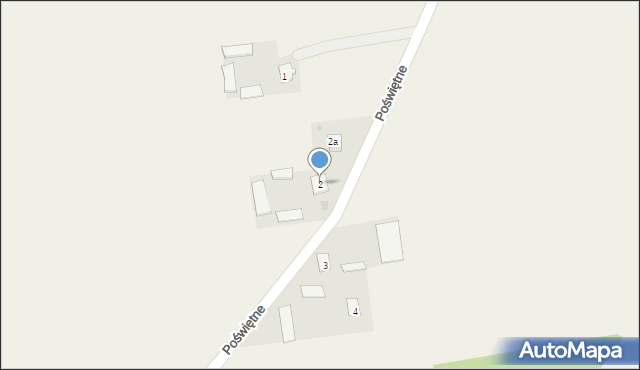 Poświętne, Poświętne, 2, mapa Poświętne