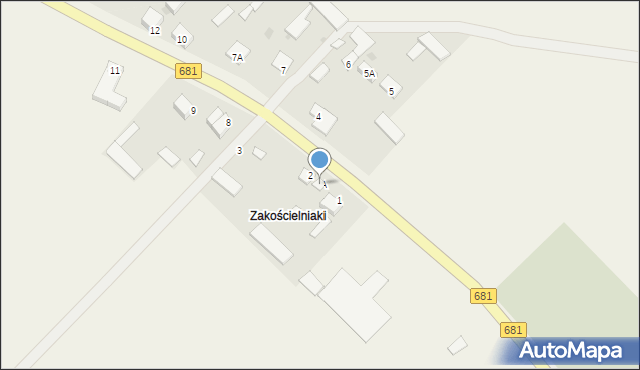 Poświętne, Poświętne, 2A, mapa Poświętne