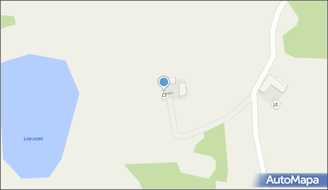 Poszeszupie-Folwark, Poszeszupie-Folwark, 13, mapa Poszeszupie-Folwark