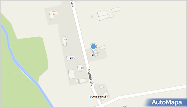 Potasznia, Potasznia, 18/1, mapa Potasznia