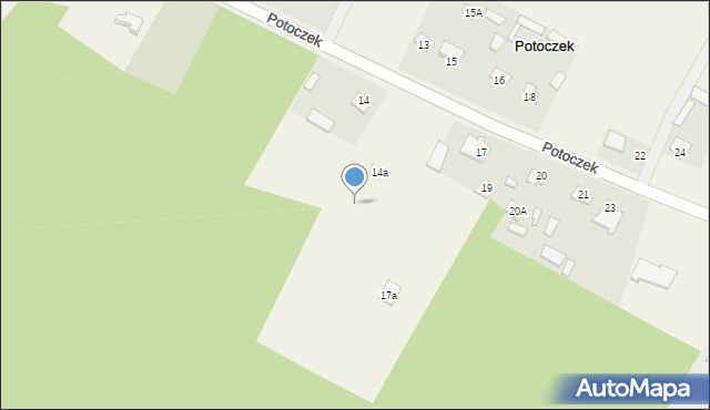 Potoczek, Potoczek, 14b, mapa Potoczek