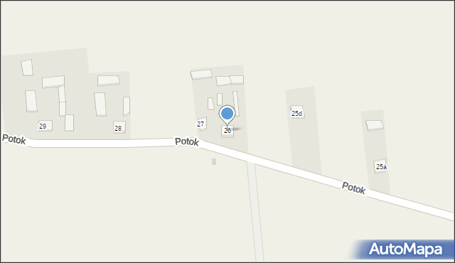 Potok, Potok, 26, mapa Potok