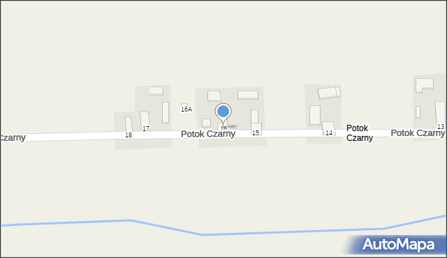 Potok Biały, Potok Biały, 33, mapa Potok Biały